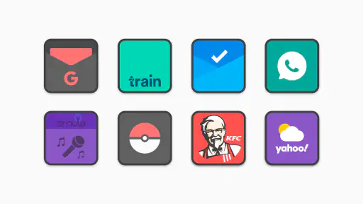 Flat Square - Icon Pack