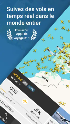 Flightradar24 Suivi de vol
