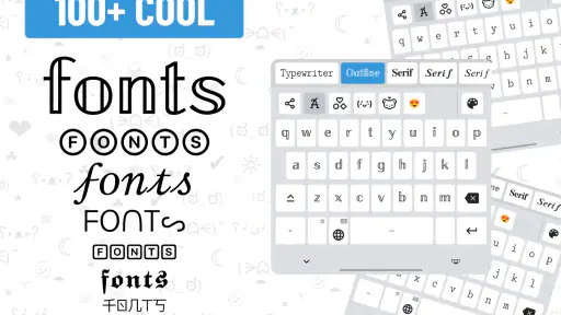 Fonts - Clavier Personnalisé