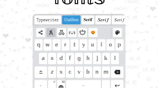 Fonts - Clavier Personnalisé
