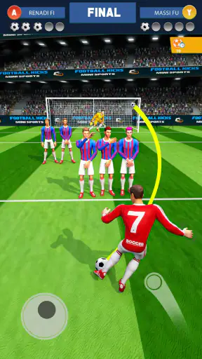 Jeu de but de football