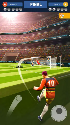 Jeu de but de football