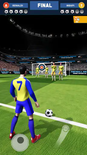 Jeu de but de football