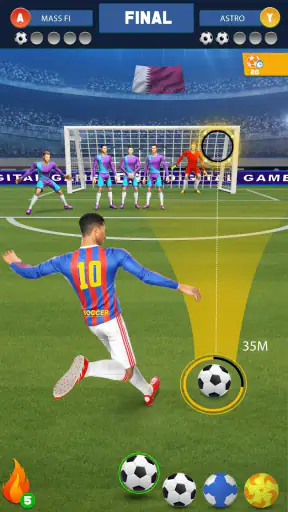Jeu de but de football