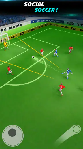 Jeu de but de football