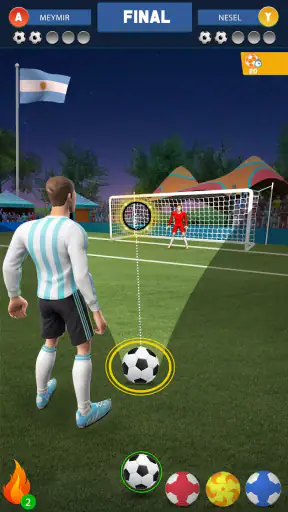 Jeu de but de football