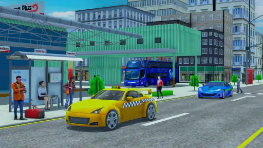 France taxi car driving game