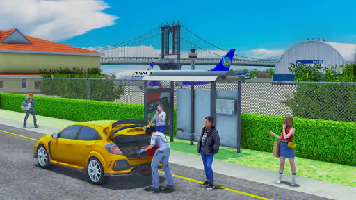 France taxi car driving game