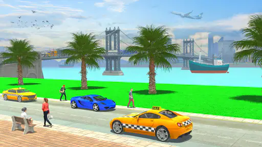 France taxi car driving game