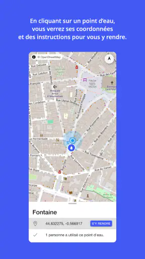 FreeTaps : les points d'eau