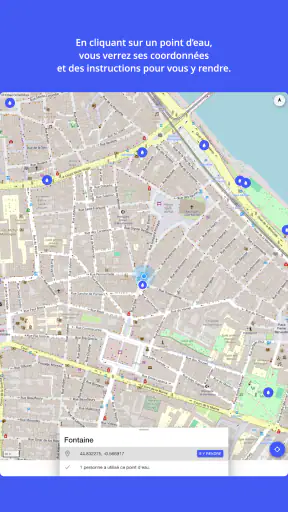 FreeTaps : les points d'eau
