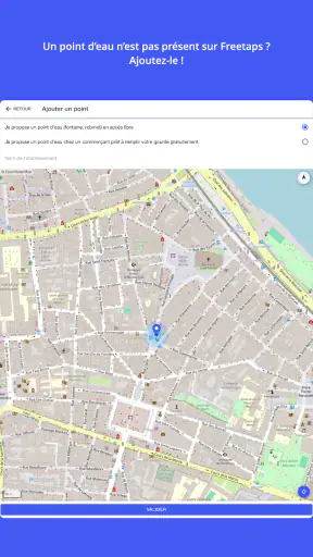 FreeTaps : les points d'eau