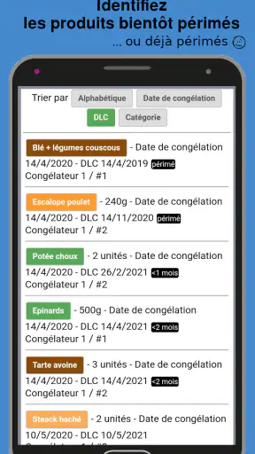Frizor Gestion de congélateur