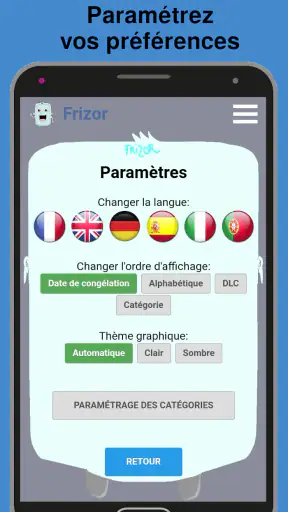 Frizor Gestion de congélateur