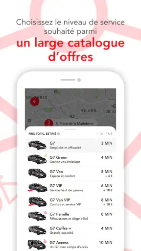 G7 TAXI Particulier - Paris