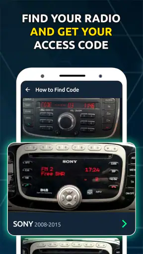 Générateur de codes autoradio
