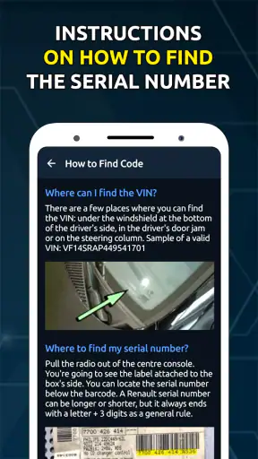 Générateur de codes autoradio
