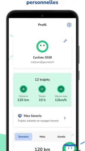 Geovelo - GPS & Stats vélo
