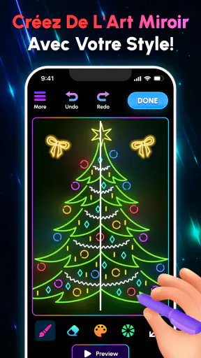 Glow Art Drawing - Doodle App
