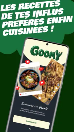 GoomY - Partage tes recettes