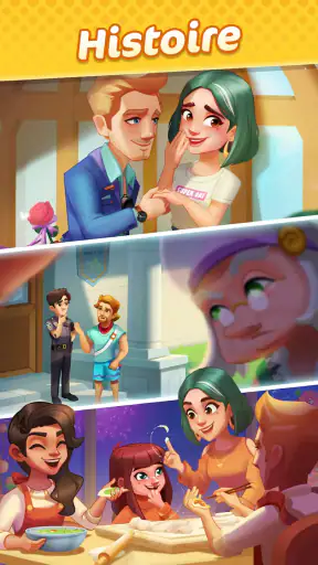 Gossip Harbor : jeu de fusion