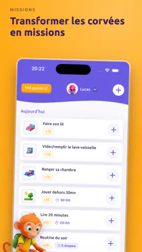 Groowble: Tâches & Récompenses