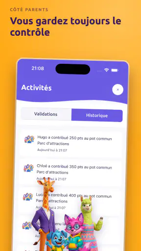 Groowble: Tâches & Récompenses