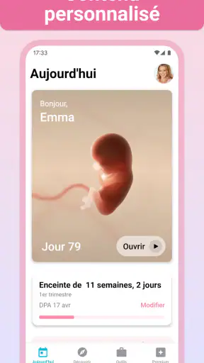 Grossesse + | Appli de Suivi