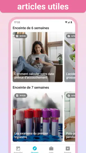 Grossesse + | Appli de Suivi