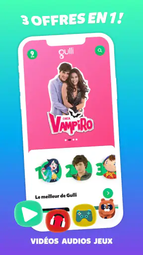Gulli, Vidéos, Audios et Jeux