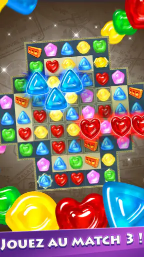 Gummy Drop! Match 3 urbain