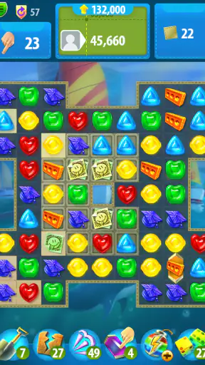 Gummy Drop! Match 3 urbain