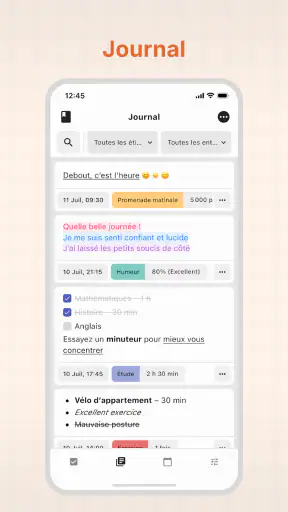 HelloHabit - Agenda quotidien