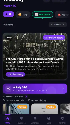 Histoday: History & Quizzes