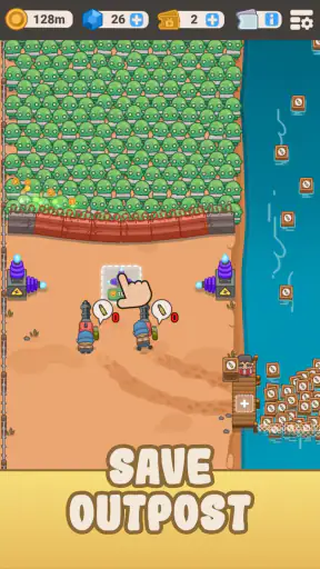 Idle Outpost: jeu de gestion