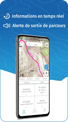 WeTrek – Cartes IGN hors ligne