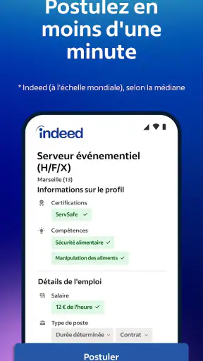 Indeed: Recherche d’Emploi