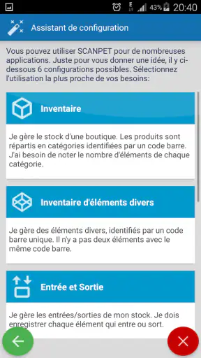 Inventaire + Codes barre