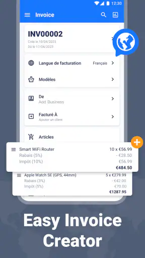 Invoice Base - facture facile