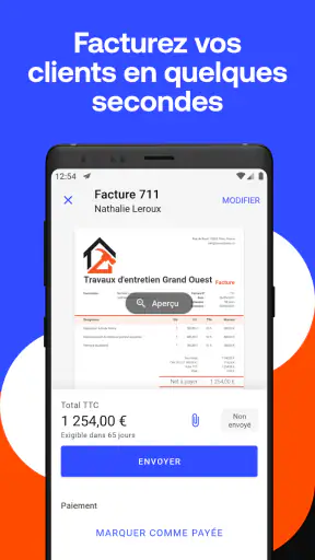 Invoice2go : devis et factures