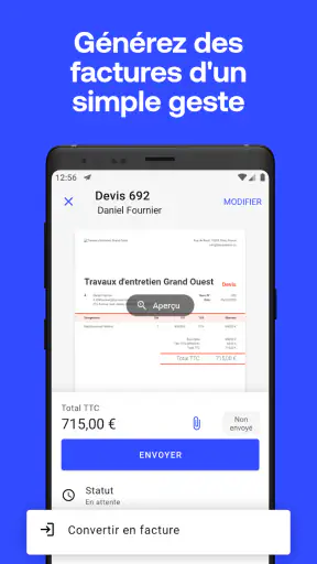 Invoice2go : devis et factures