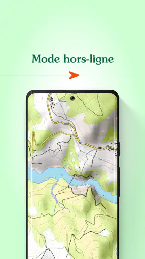 Iphigénie carte IGN hors ligne