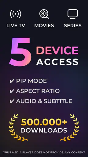 IPTV - Opus Media Player
