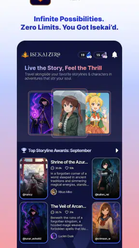 ISEKAI ZERO : Jeu de rôle IA