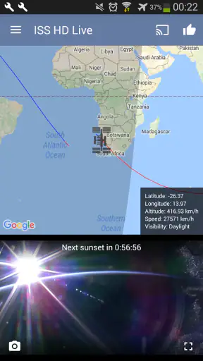 ISS Live Now: Terre en direct