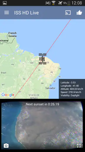 ISS Live Now: Terre en direct