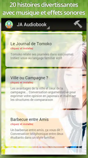 JA Audiobook Apprends Japonais