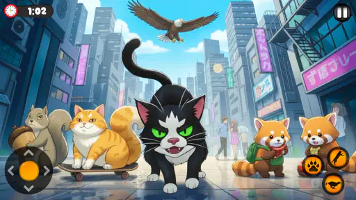 Jeu d'aventure pour petit chat