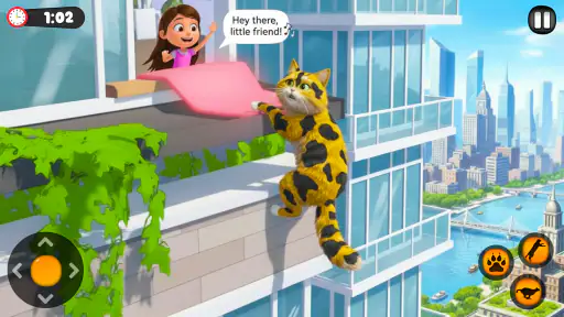Jeu d'aventure pour petit chat