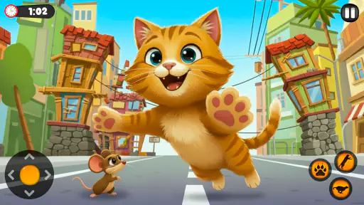 Jeu d'aventure pour petit chat